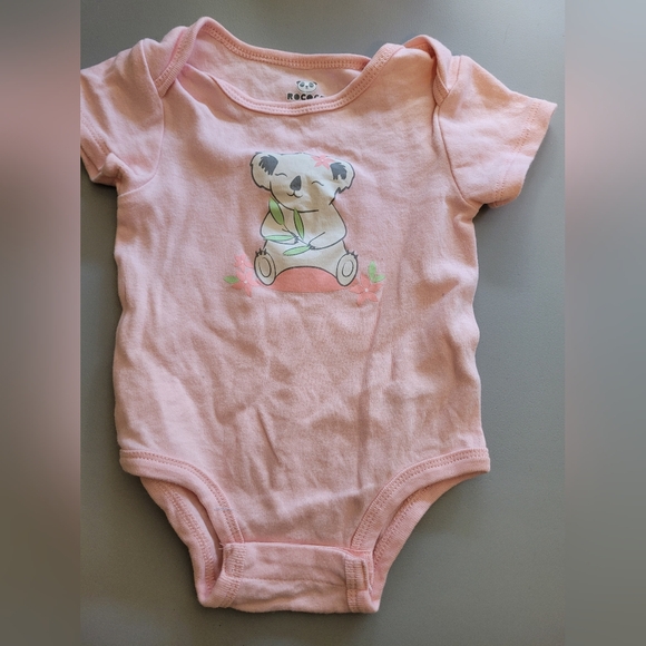Rococo Sand Pink Koala Bodysuit - Picture 1 of 3